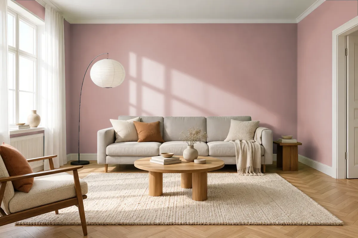 Краска Swiss Lake SL-1610 Terrazo — гостиная в скандинавском стиле