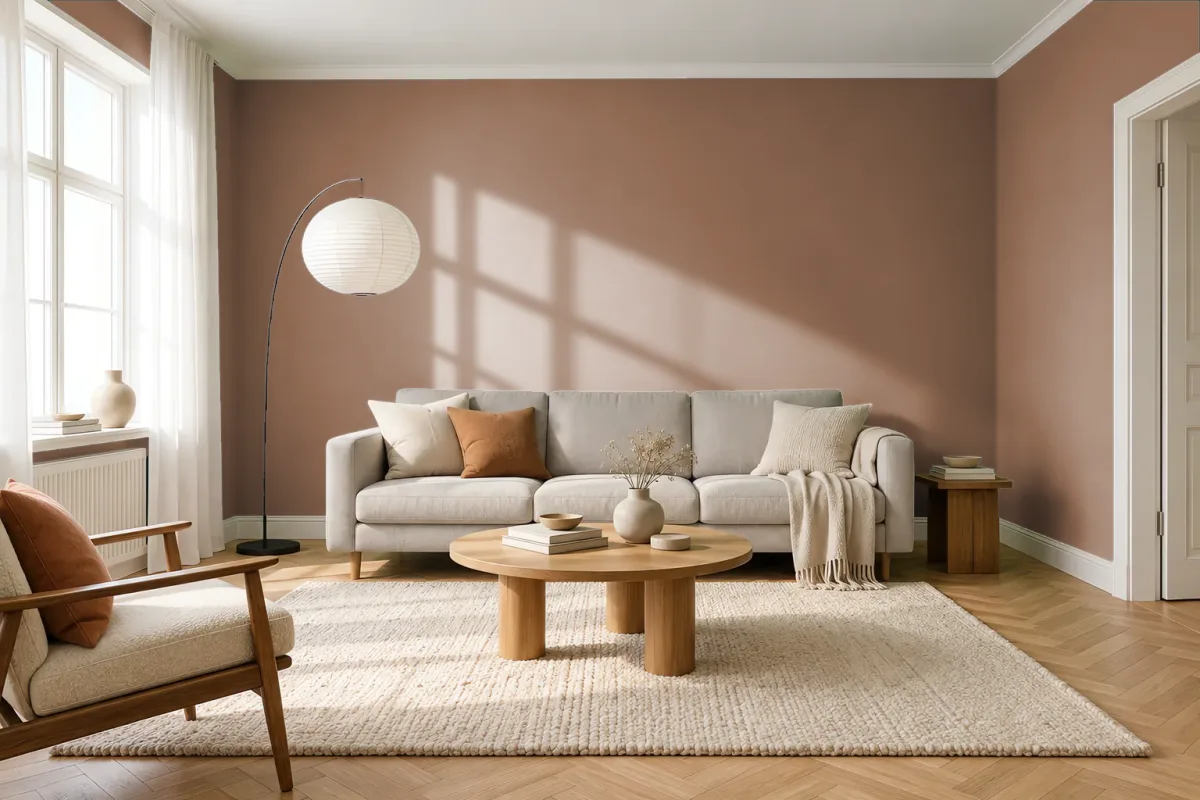 Краска Swiss Lake SL-1630 Pepper Mix — гостиная в скандинавском стиле