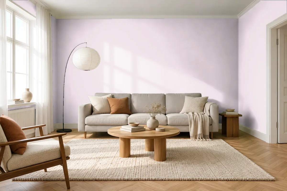 Краска Swiss Lake SL-1653 Silk Sheets — гостиная в скандинавском стиле