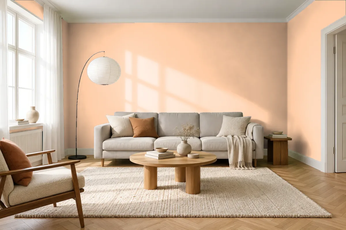 Краска Swiss Lake SL-1154 Pale Dogwood — гостиная в скандинавском стиле