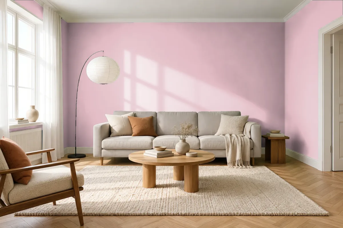 Краска Swiss Lake SL-1675 Soft Breeze — гостиная в скандинавском стиле