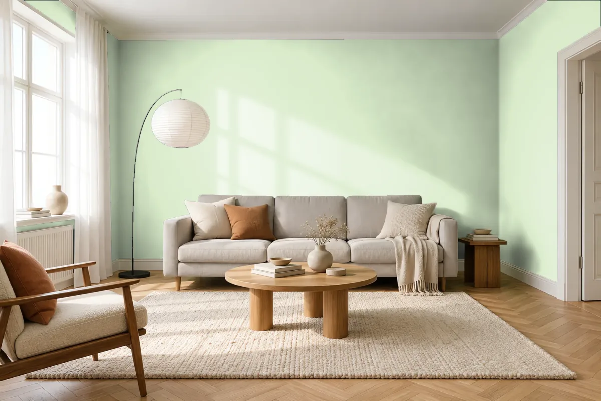 Краска Swiss Lake SL-2477 Lime Accent — гостиная в скандинавском стиле