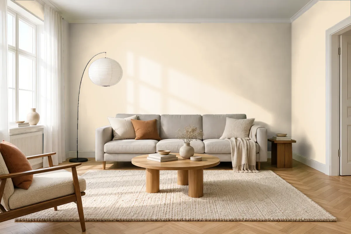 Краска Swiss Lake SL-0183 Apricot Punch — гостиная в скандинавском стиле