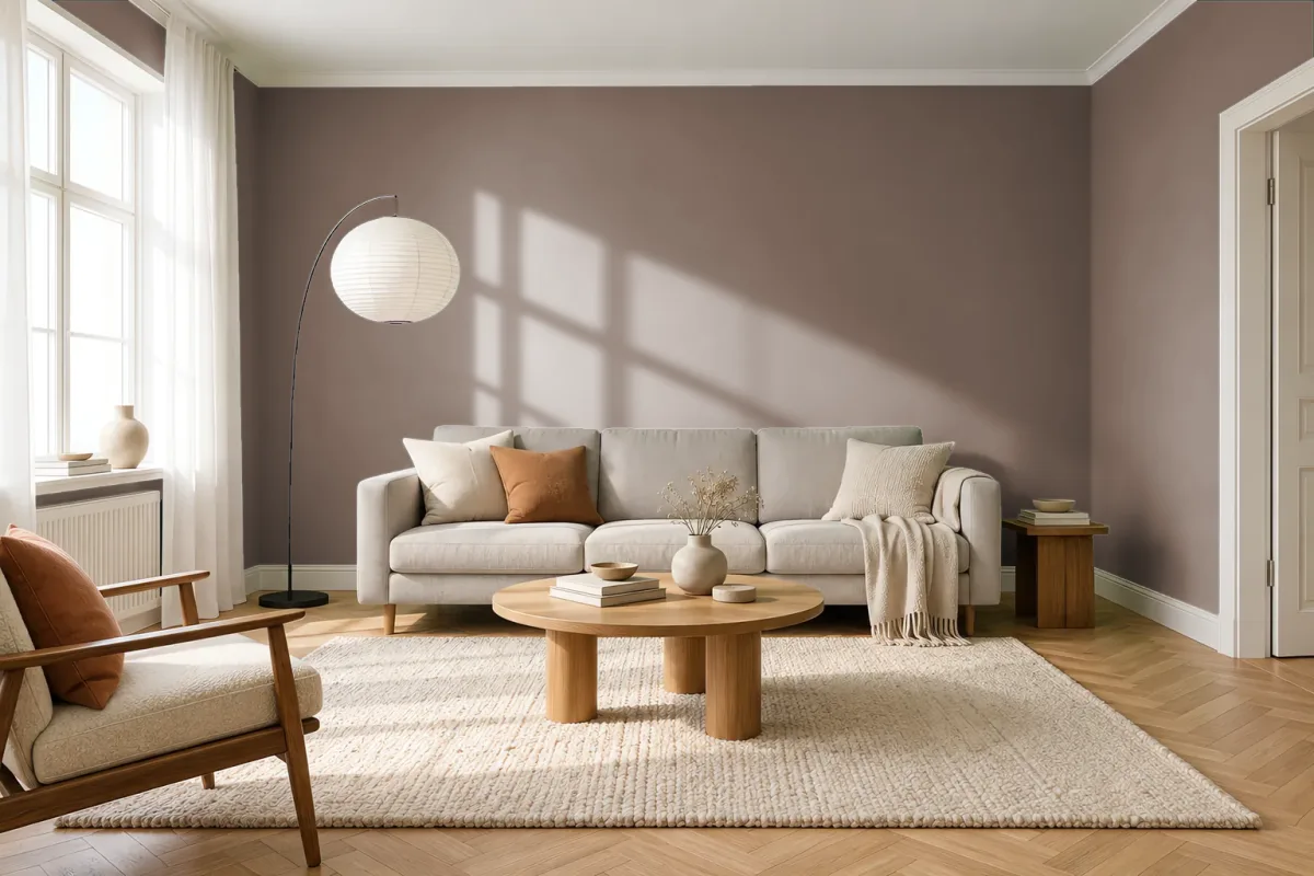 Краска Tikkurila TVT N467 — гостиная в скандинавском стиле