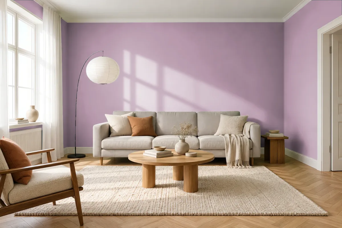 Краска Tikkurila TVT J425 — гостиная в скандинавском стиле