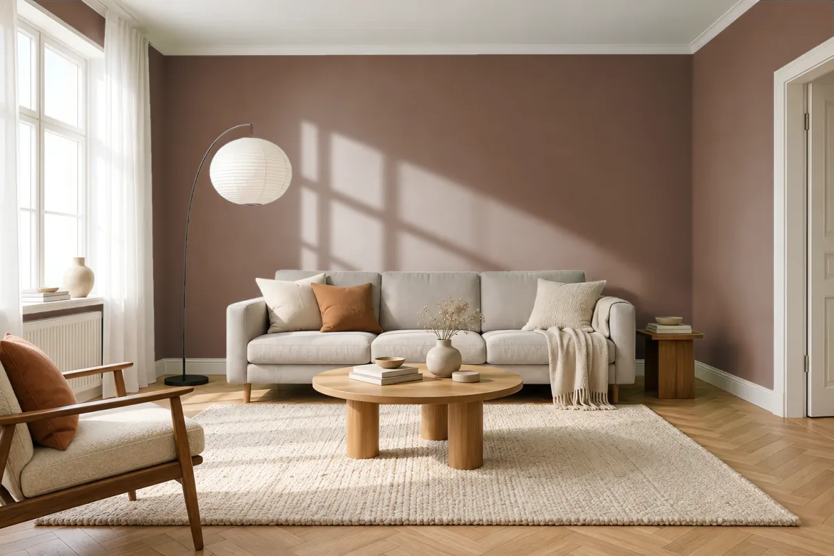 Краска Tikkurila TVT M467 — гостиная в скандинавском стиле