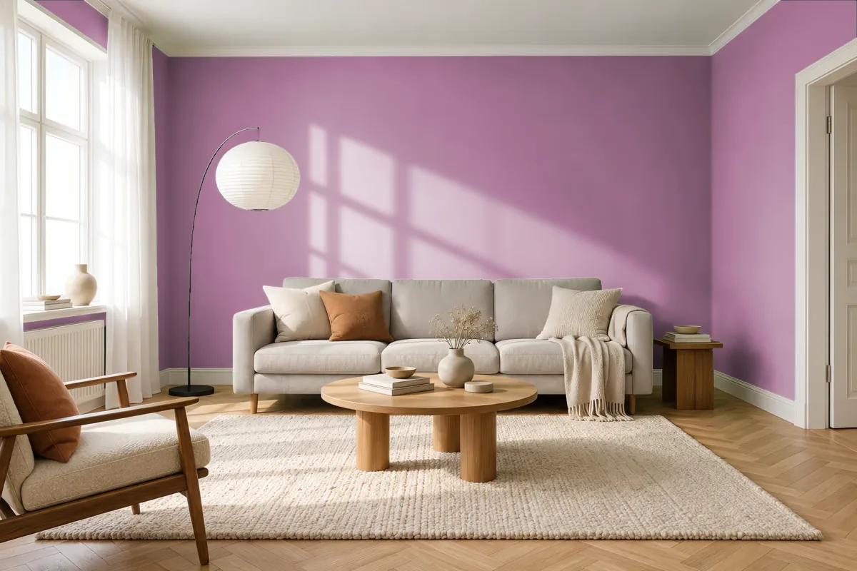 Краска Tikkurila TVT K340 — гостиная в скандинавском стиле