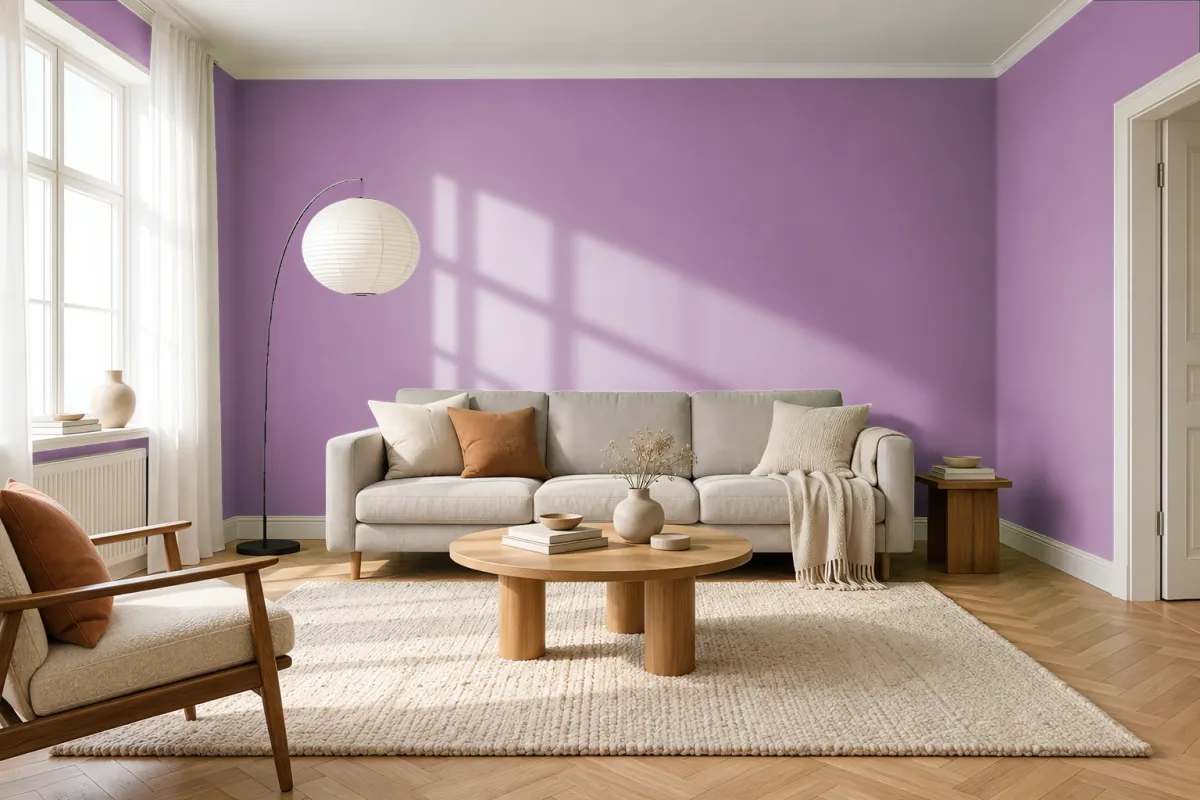 Краска Tikkurila TVT J341 — гостиная в скандинавском стиле