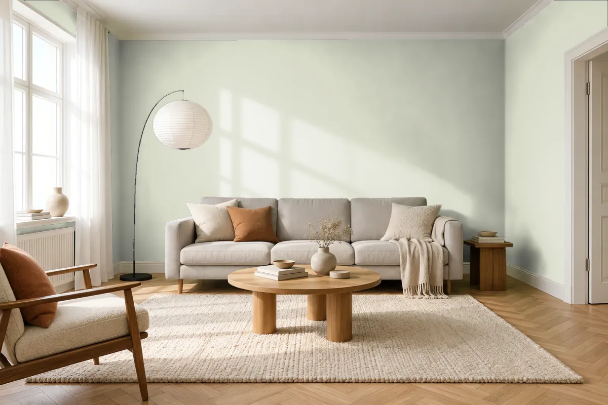 Краска Tikkurila TVT H448 — гостиная в скандинавском стиле