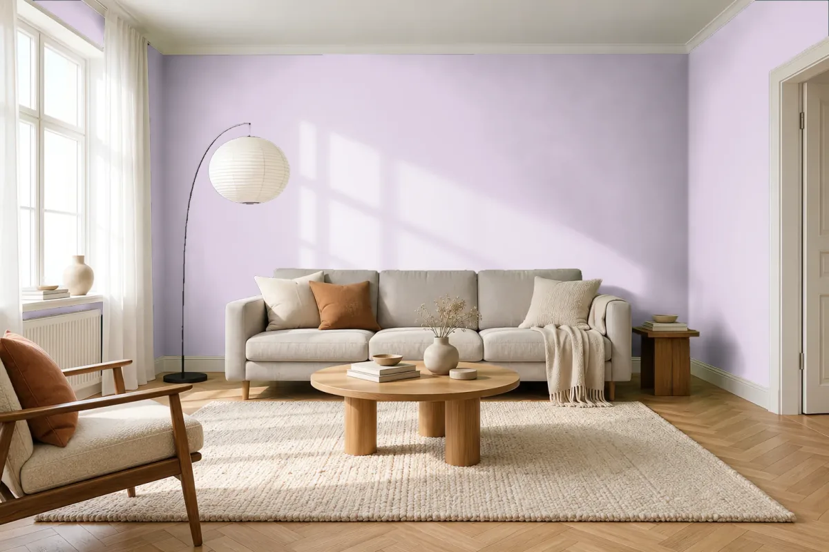 Краска Tikkurila TVT Y342 — гостиная в скандинавском стиле