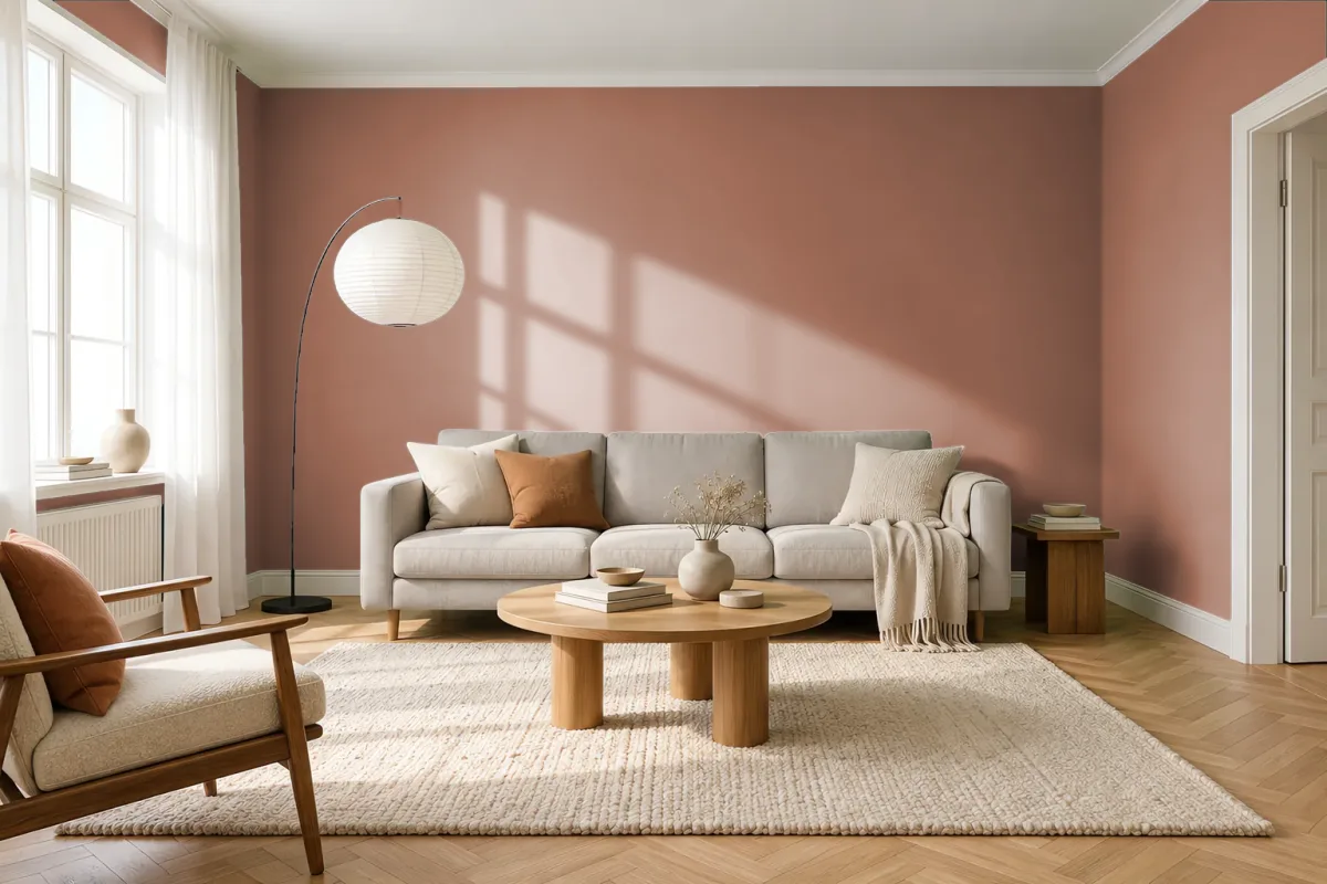 Краска Tikkurila TVT L471 — гостиная в скандинавском стиле