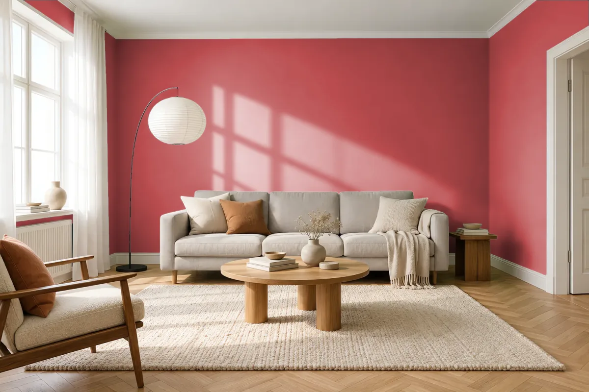 Краска Tikkurila TVT N322 — гостиная в скандинавском стиле