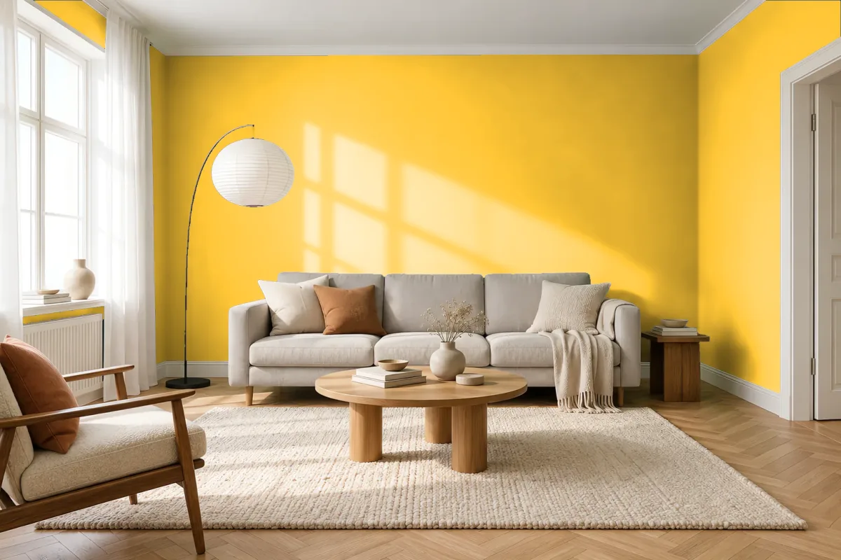 Краска Tikkurila TVT M301 — гостиная в скандинавском стиле