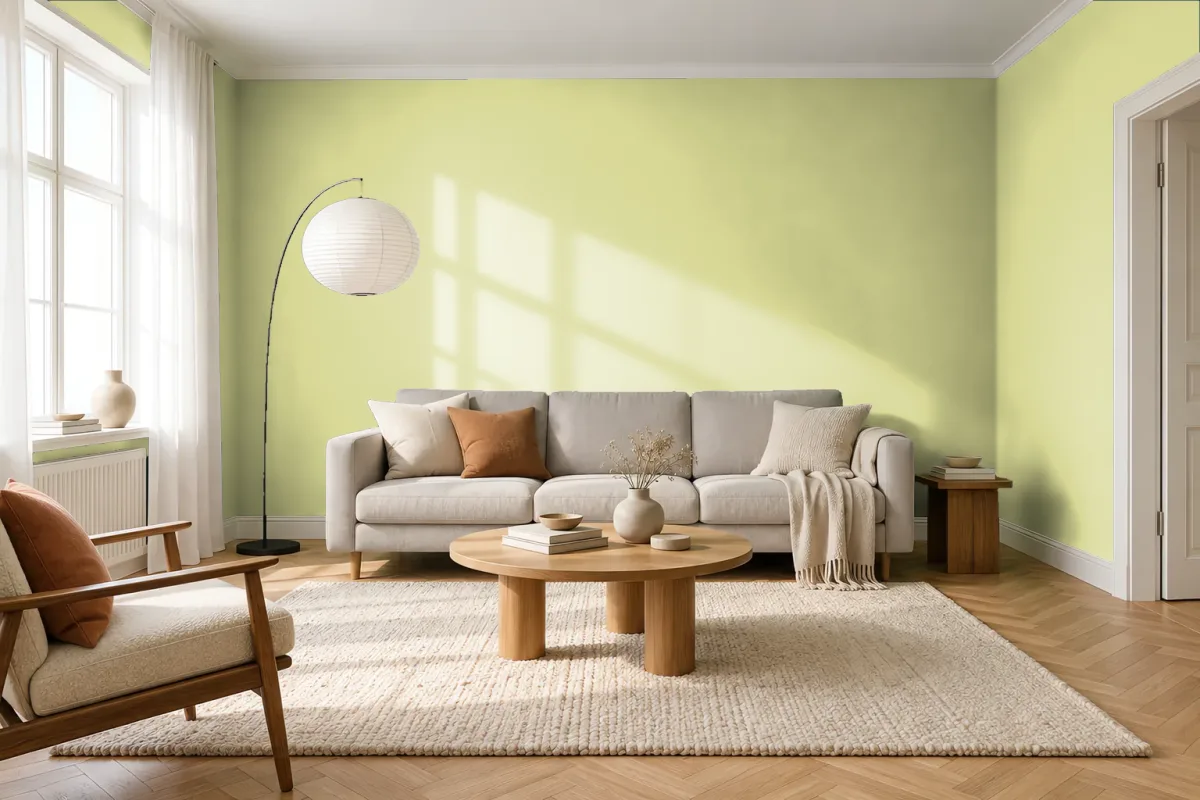 Краска Tikkurila TVT J387 — гостиная в скандинавском стиле