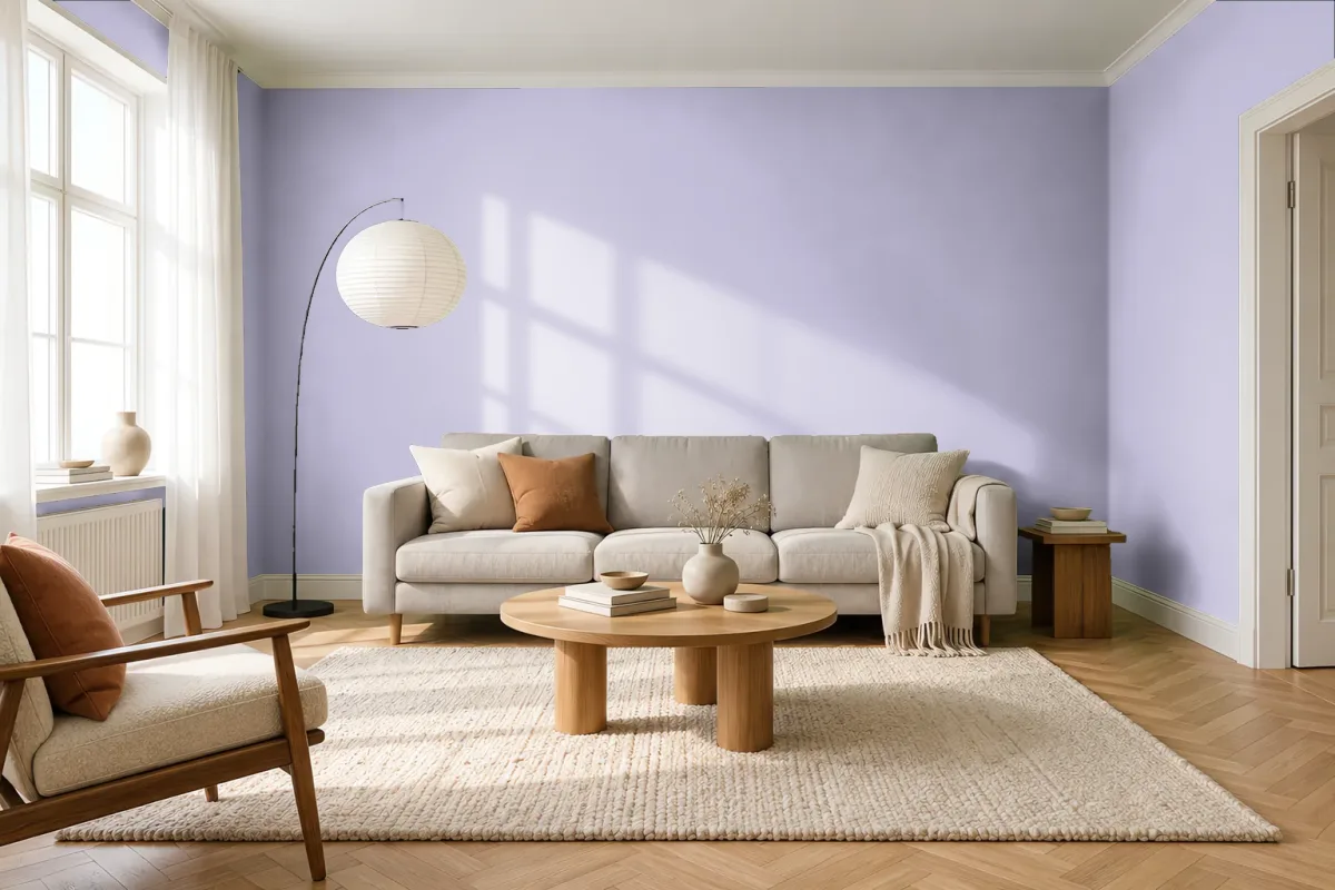 Краска Tikkurila TVT V344 — гостиная в скандинавском стиле