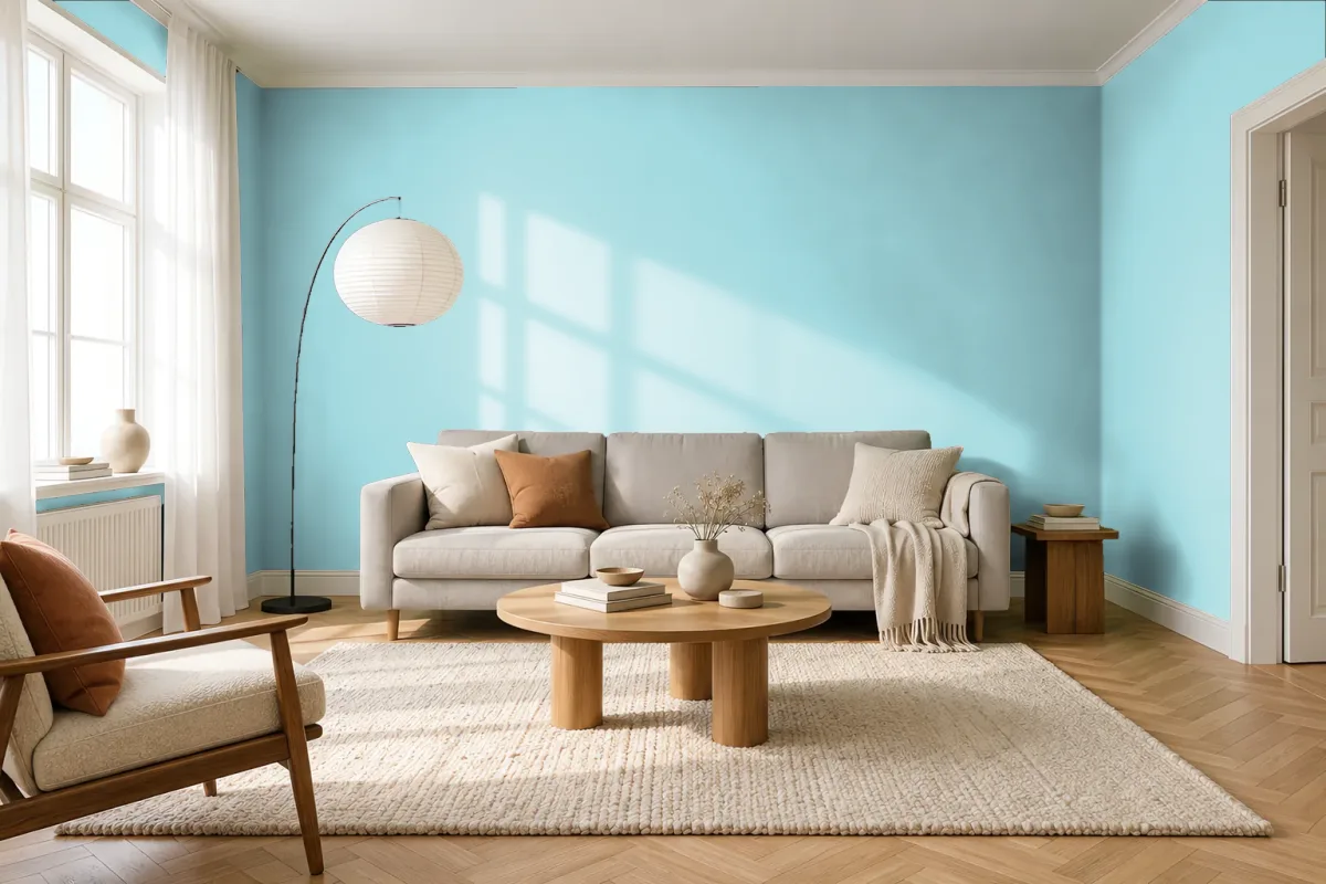 Краска Tikkurila TVT H366 — гостиная в скандинавском стиле