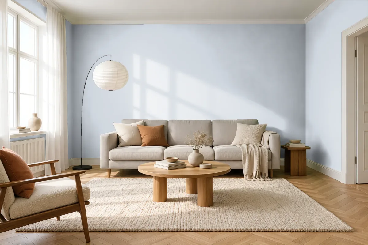 Краска Tikkurila TVT X430 — гостиная в скандинавском стиле
