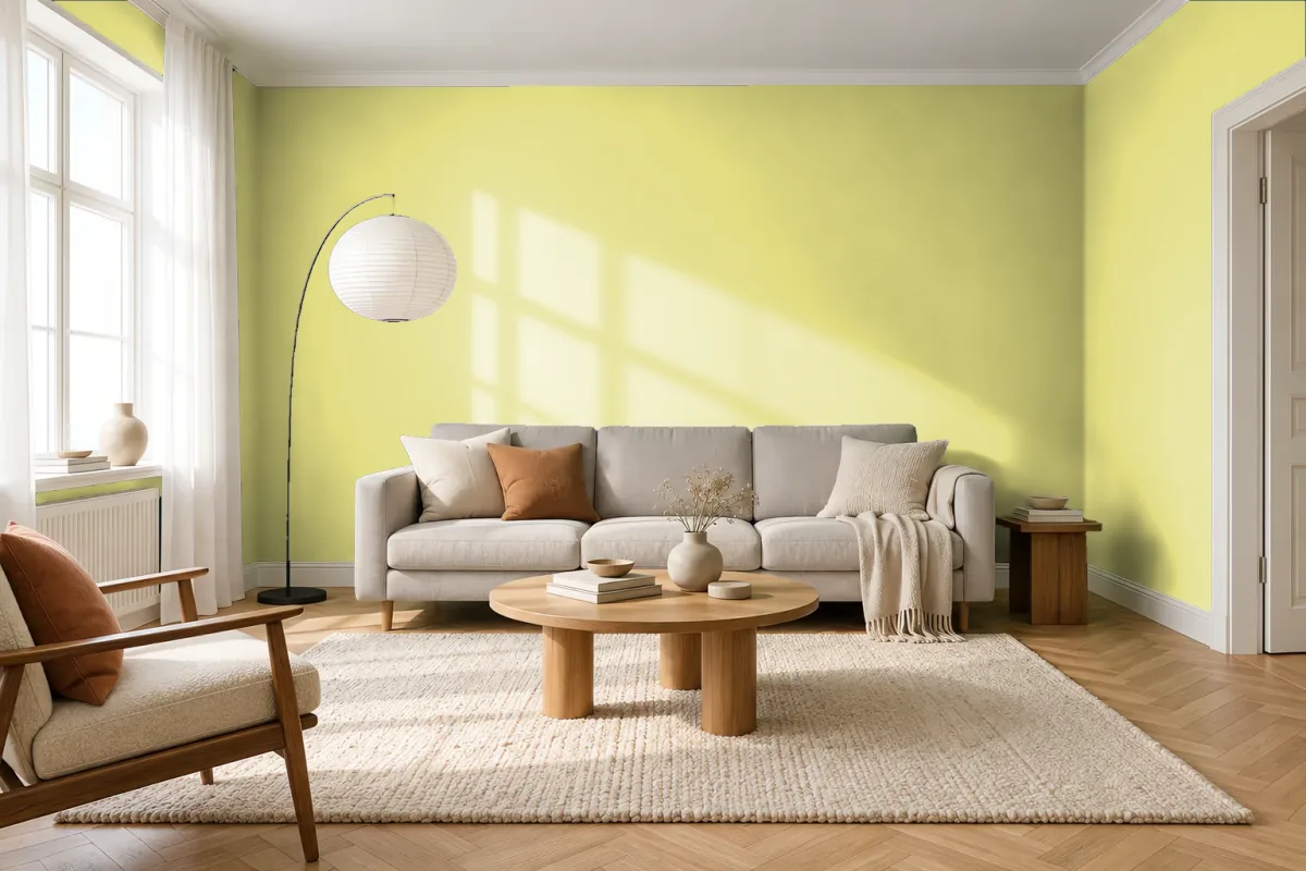 Краска Tikkurila TVT J388 — гостиная в скандинавском стиле