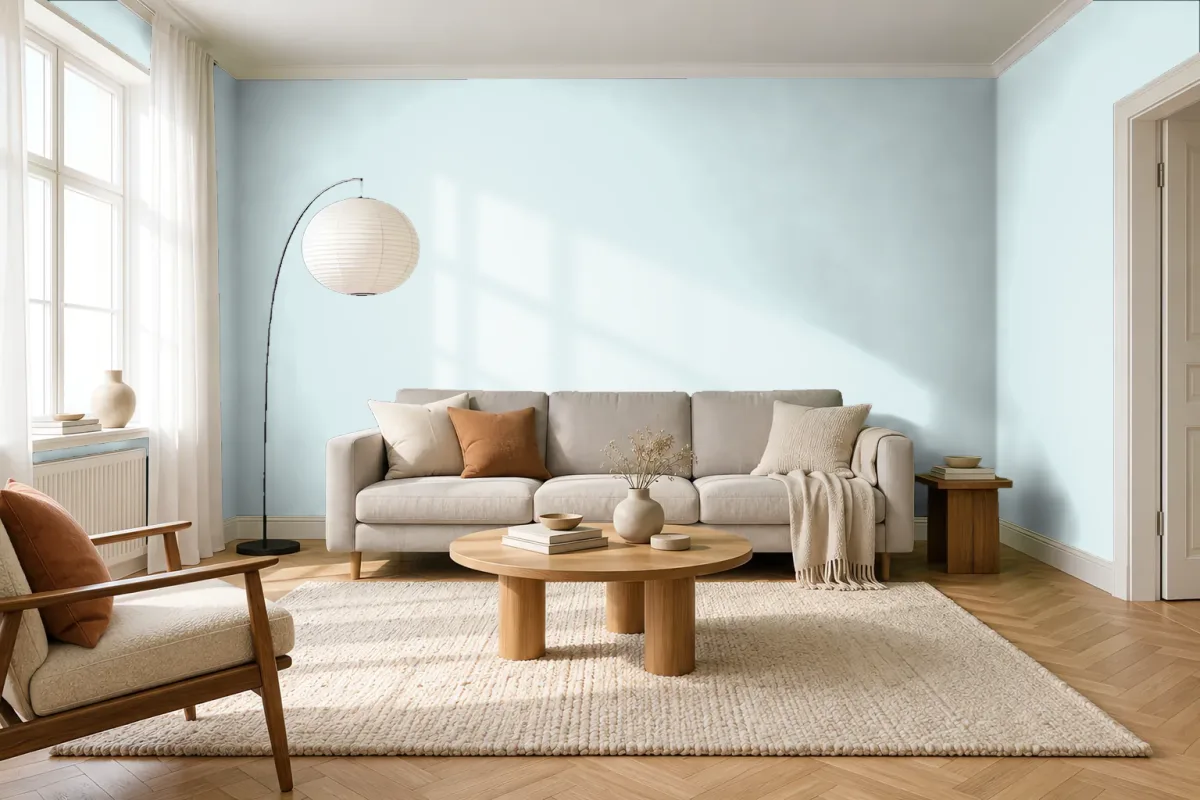 Краска Tikkurila TVT F367 — гостиная в скандинавском стиле