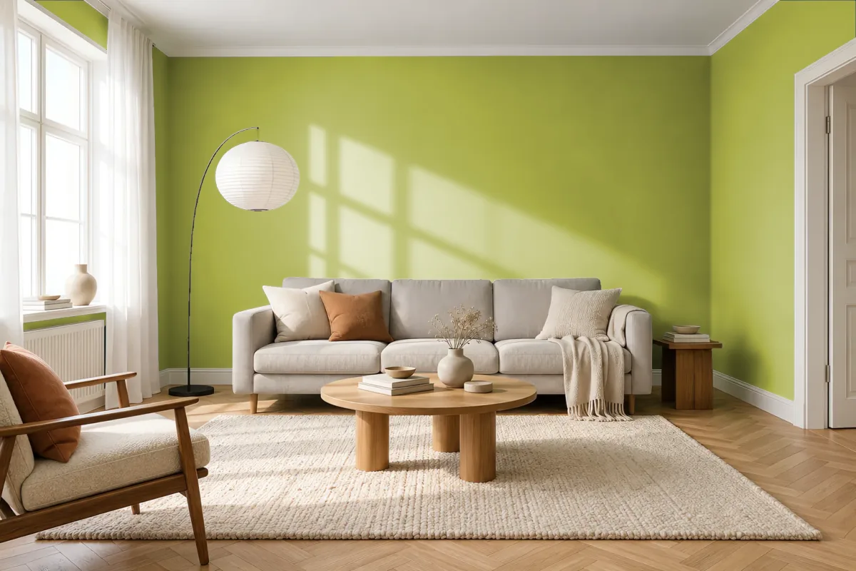 Краска Tikkurila TVT M388 — гостиная в скандинавском стиле