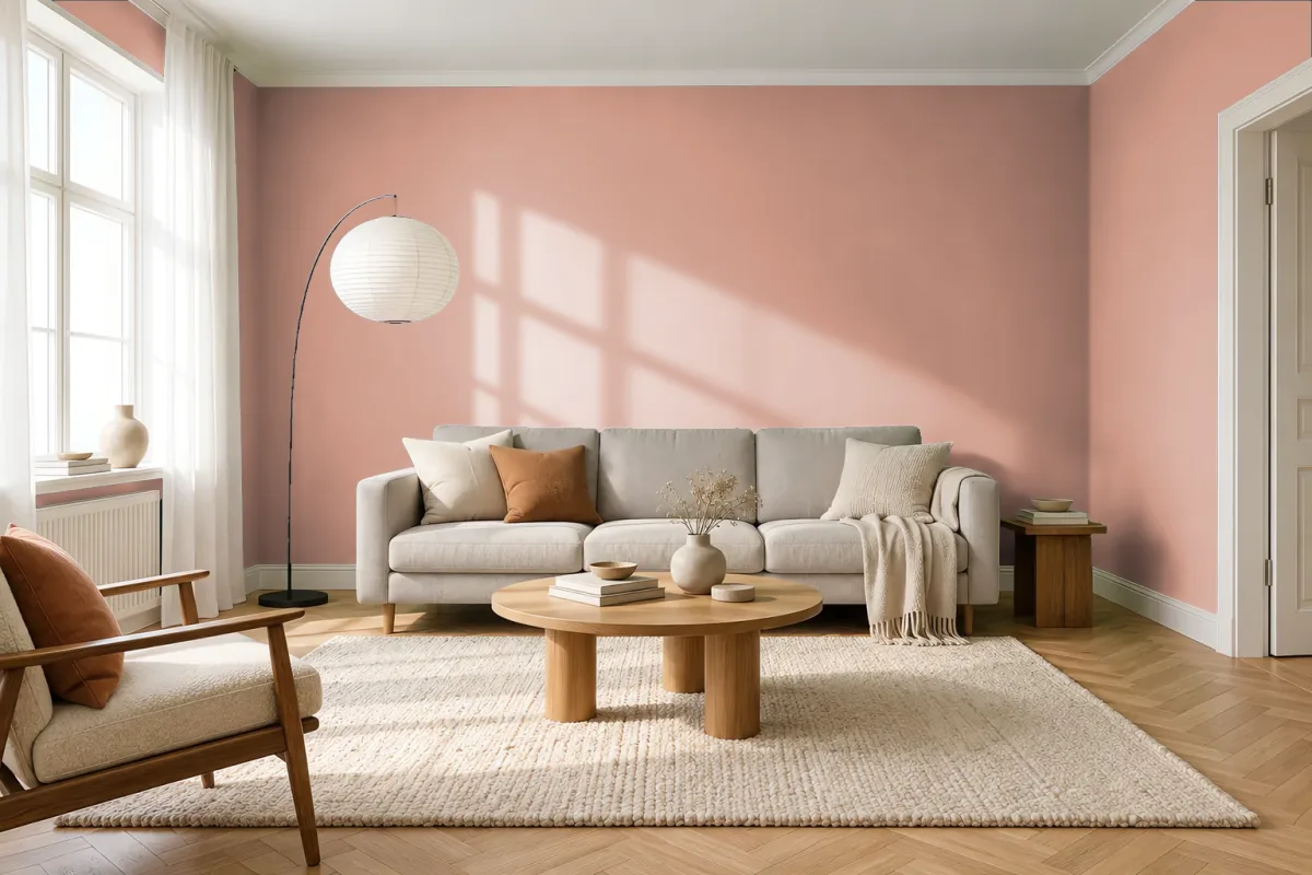 Краска Tikkurila TVT V410 — гостиная в скандинавском стиле