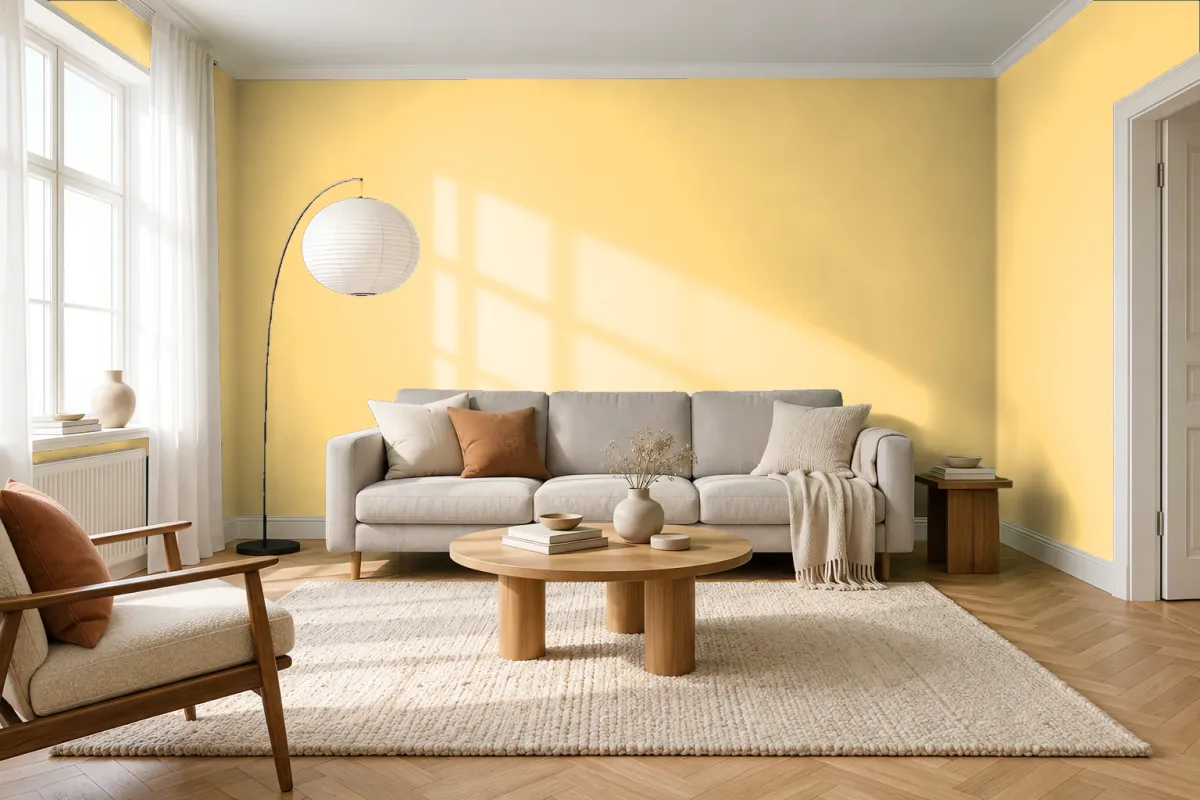 Краска Tikkurila TVT J304 — гостиная в скандинавском стиле