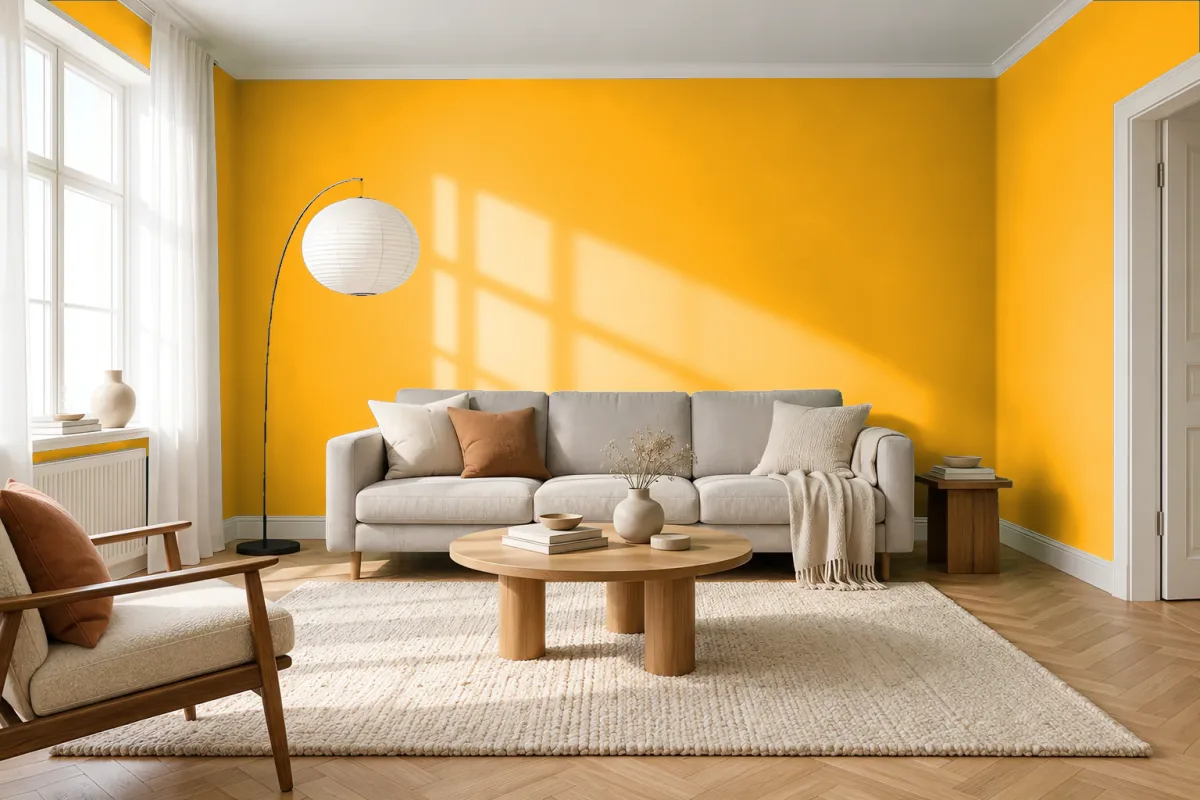 Краска Tikkurila TVT M304 — гостиная в скандинавском стиле