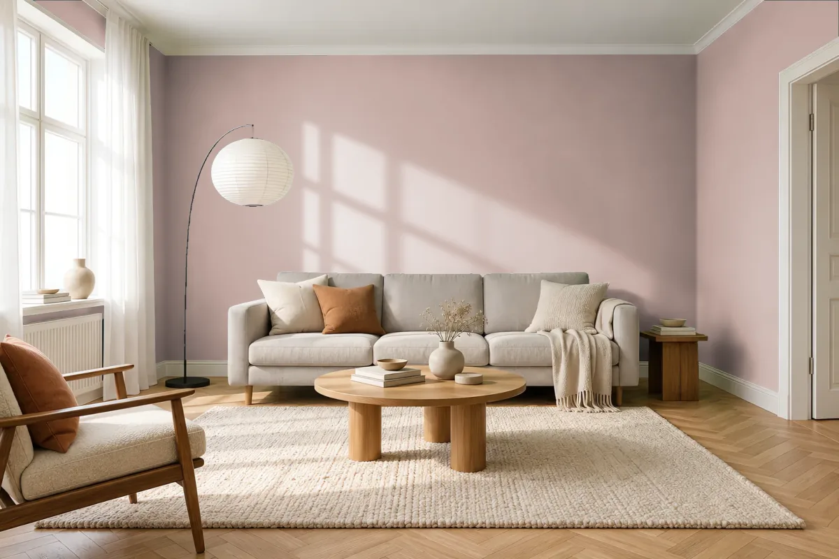 Краска Tikkurila TVT V475 — гостиная в скандинавском стиле