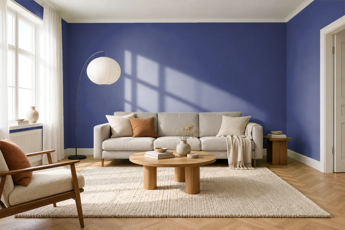 Краска Tikkurila TVT M347 — гостиная в скандинавском стиле