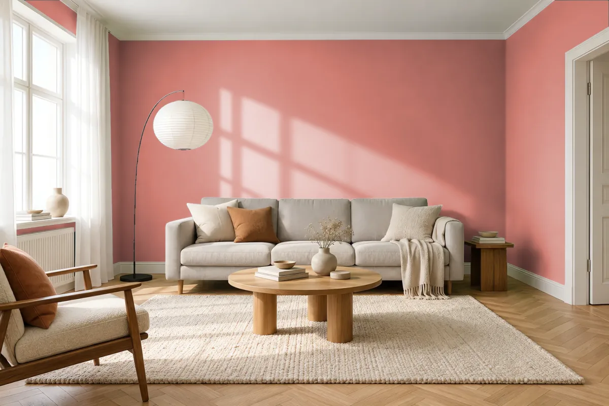 Краска Tikkurila TVT K412 — гостиная в скандинавском стиле