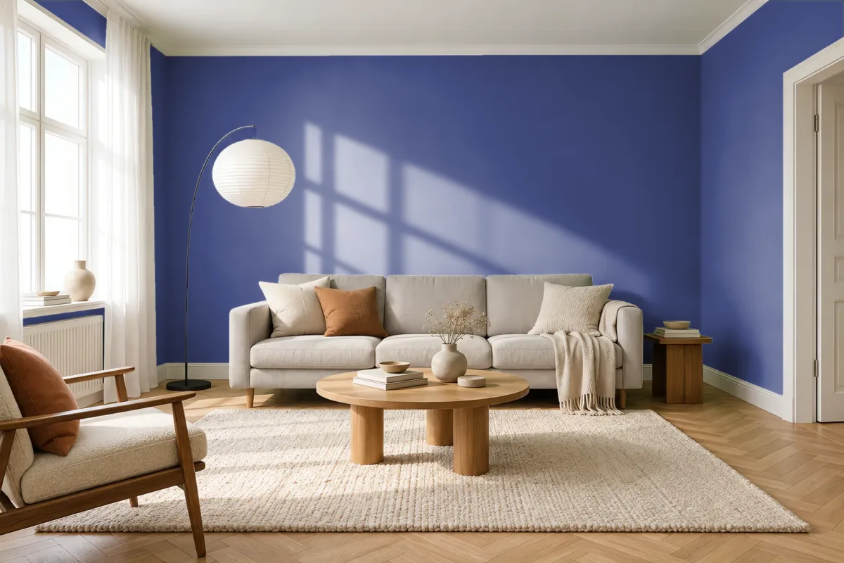 Краска Tikkurila TVT M348 — гостиная в скандинавском стиле