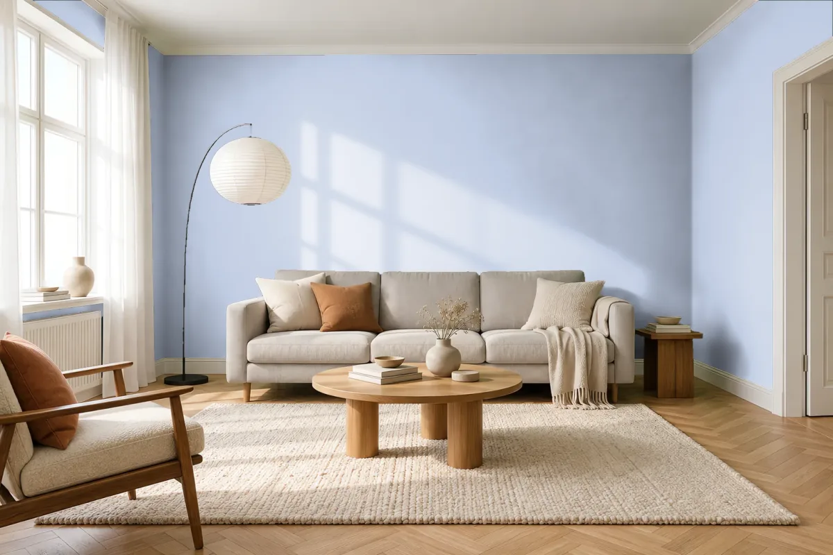 Краска Tikkurila TVT H350 — гостиная в скандинавском стиле