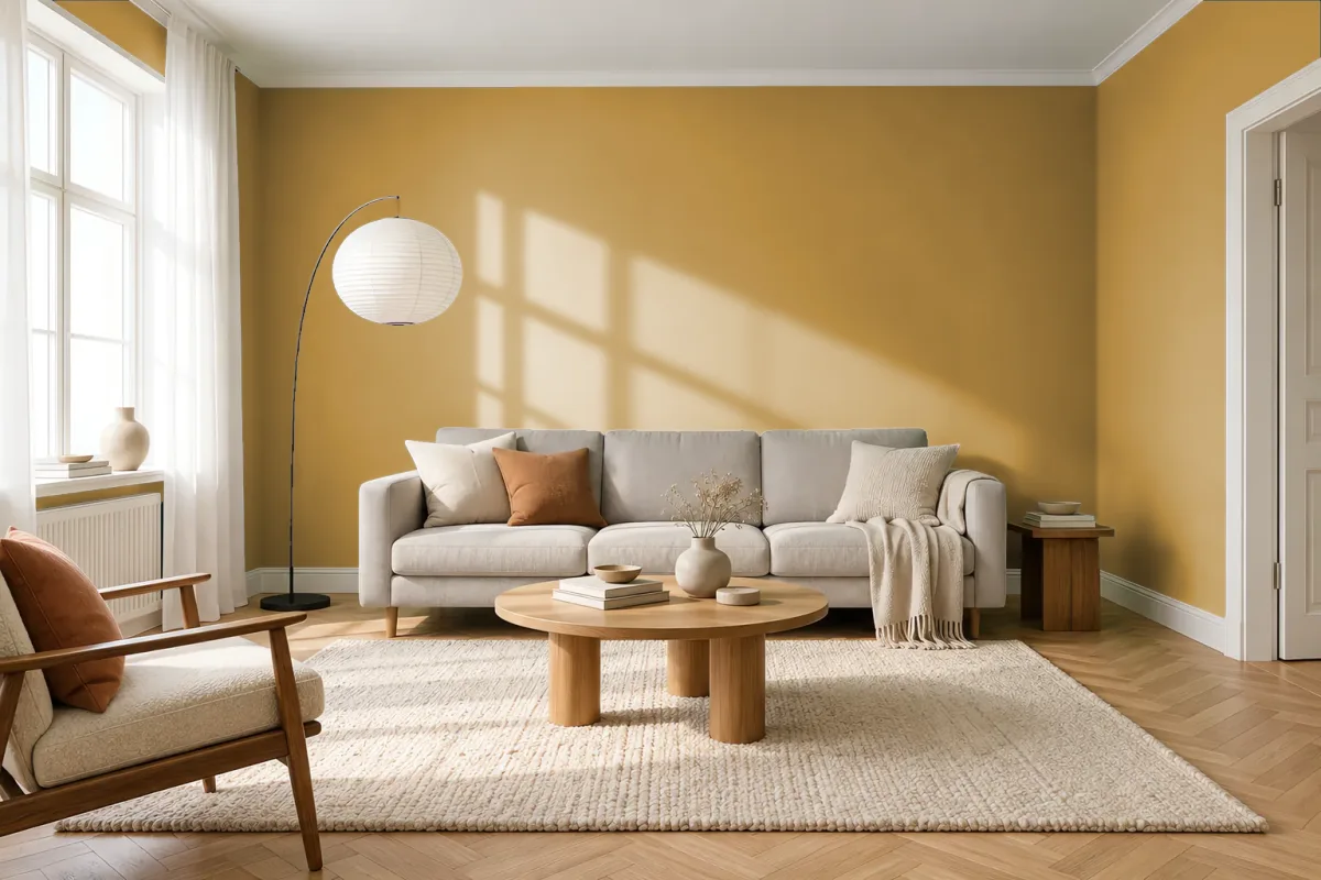 Краска Tikkurila TVT M392 — гостиная в скандинавском стиле