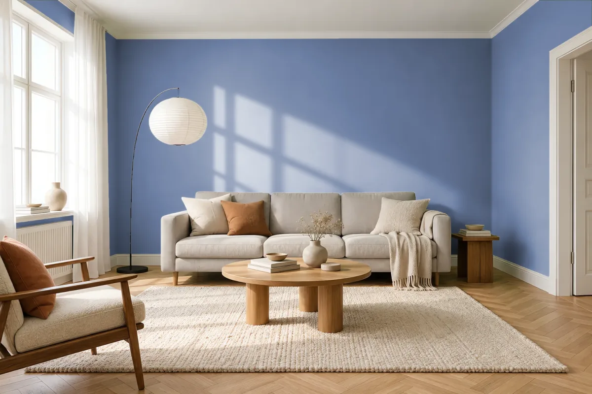 Краска Tikkurila TVT K350 — гостиная в скандинавском стиле