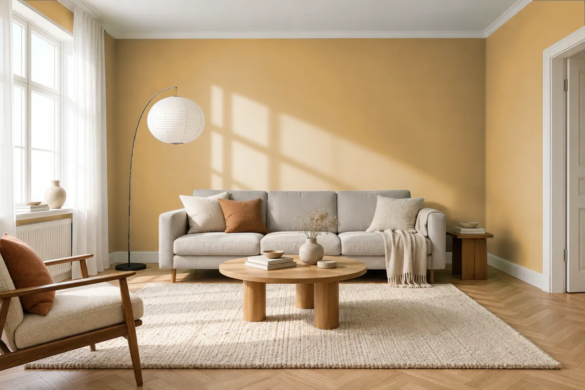 Краска Tikkurila TVT S393 — гостиная в скандинавском стиле