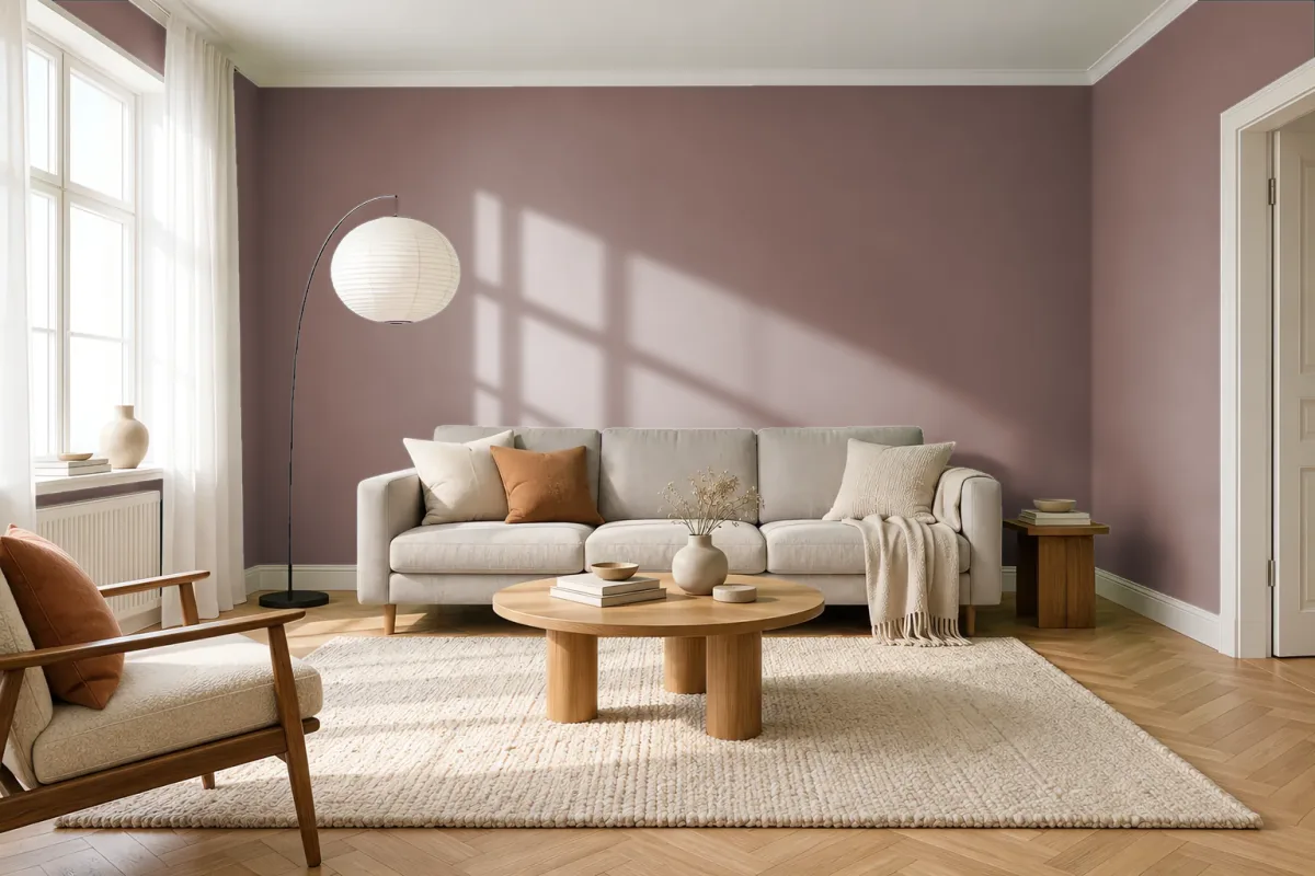 Краска Tikkurila TVT L479 — гостиная в скандинавском стиле
