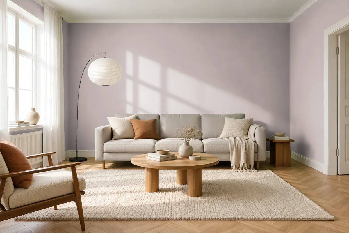 Краска Tikkurila TVT X479 — гостиная в скандинавском стиле