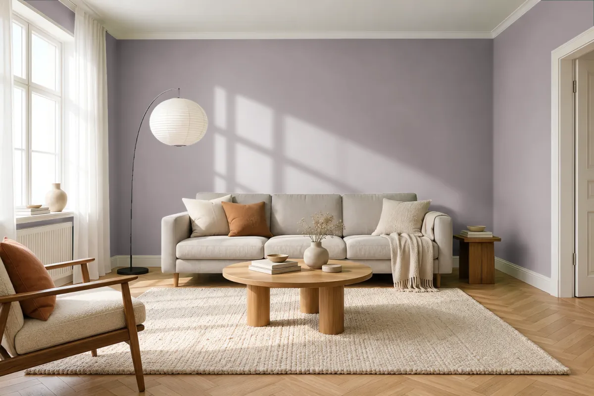 Краска Tikkurila TVT L501 — гостиная в скандинавском стиле