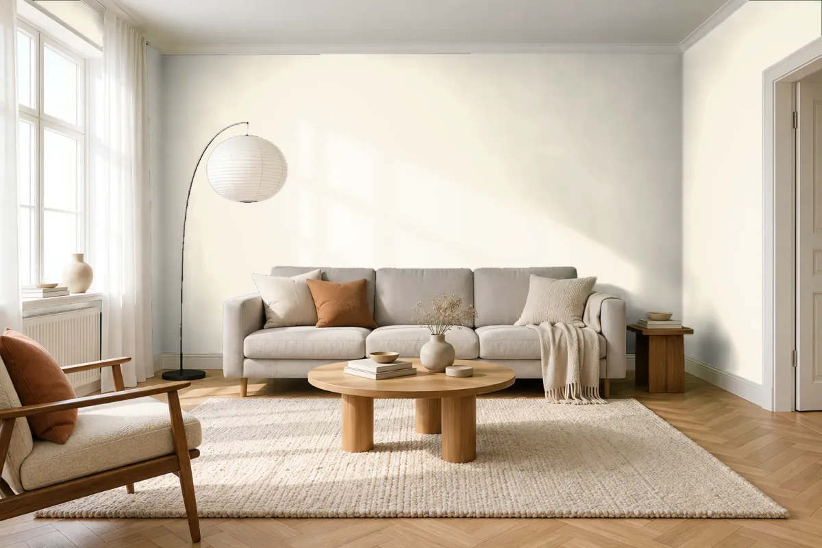Краска Tikkurila TVT F395 — гостиная в скандинавском стиле