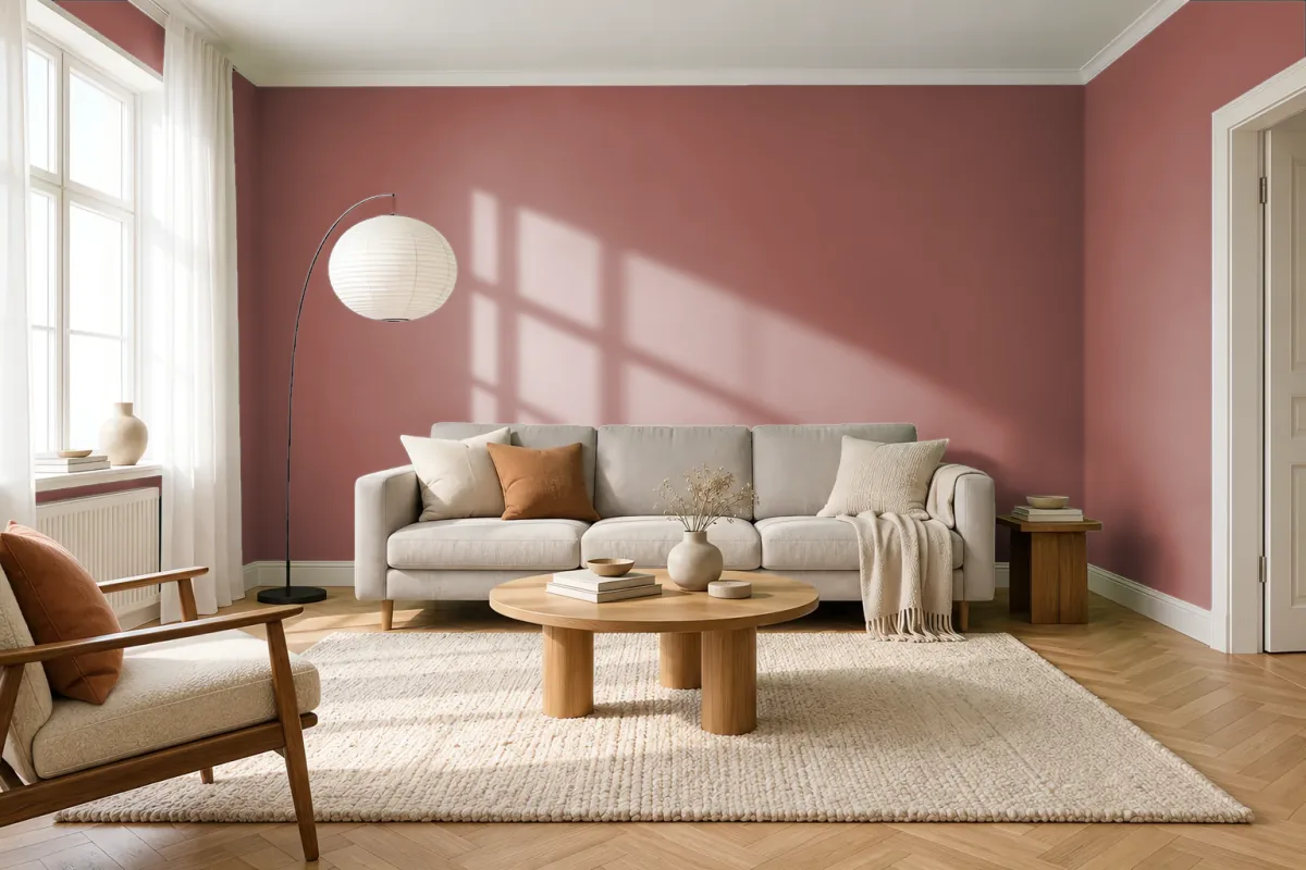 Краска Tikkurila TVT L416 — гостиная в скандинавском стиле