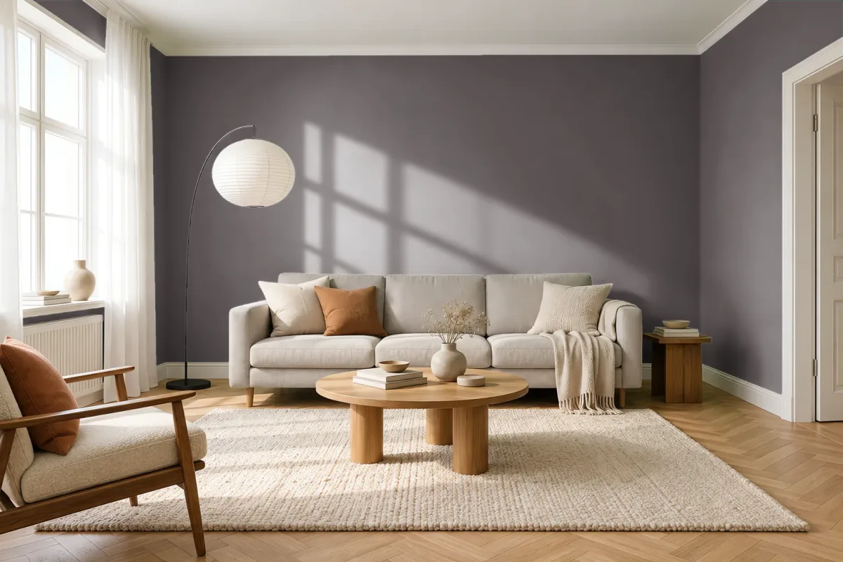 Краска Tikkurila TVT S501 — гостиная в скандинавском стиле