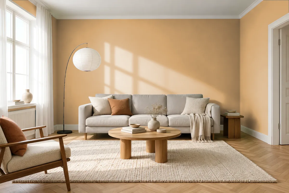 Краска Tikkurila TVT K395 — гостиная в скандинавском стиле