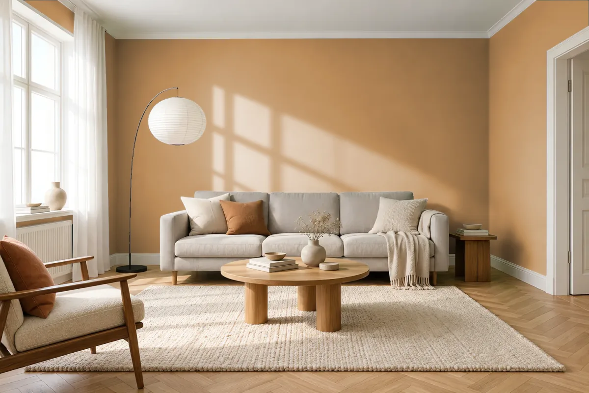 Краска Tikkurila TVT L395 — гостиная в скандинавском стиле