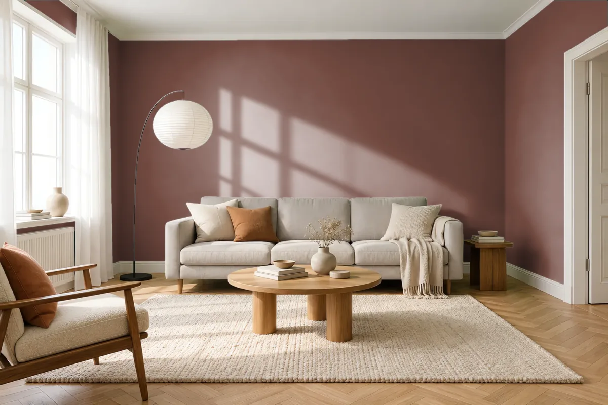 Краска Tikkurila TVT N416 — гостиная в скандинавском стиле