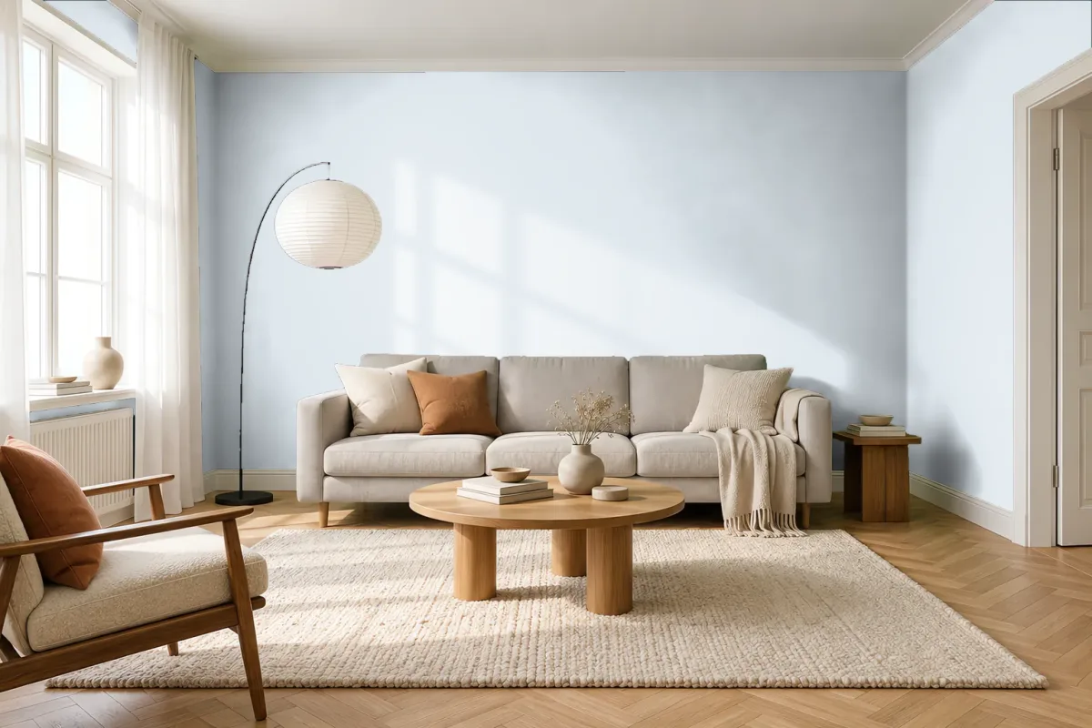 Краска Tikkurila TVT F353 — гостиная в скандинавском стиле