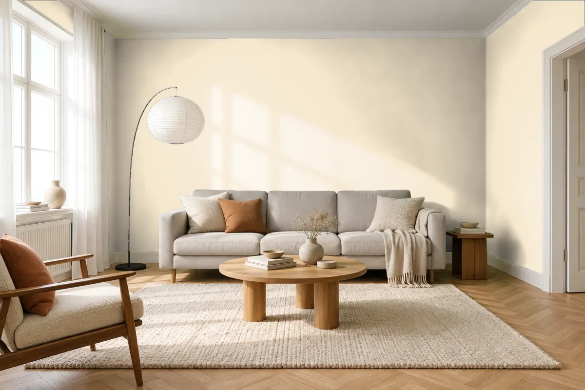 Краска Tikkurila TVT G396 — гостиная в скандинавском стиле