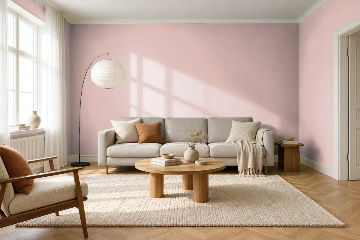 Краска Tikkurila TVT X417 Pavillion — гостиная в скандинавском стиле