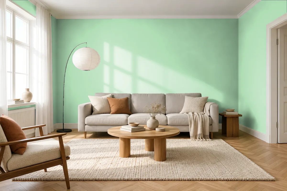 Краска Tikkurila TVT H375 — гостиная в скандинавском стиле