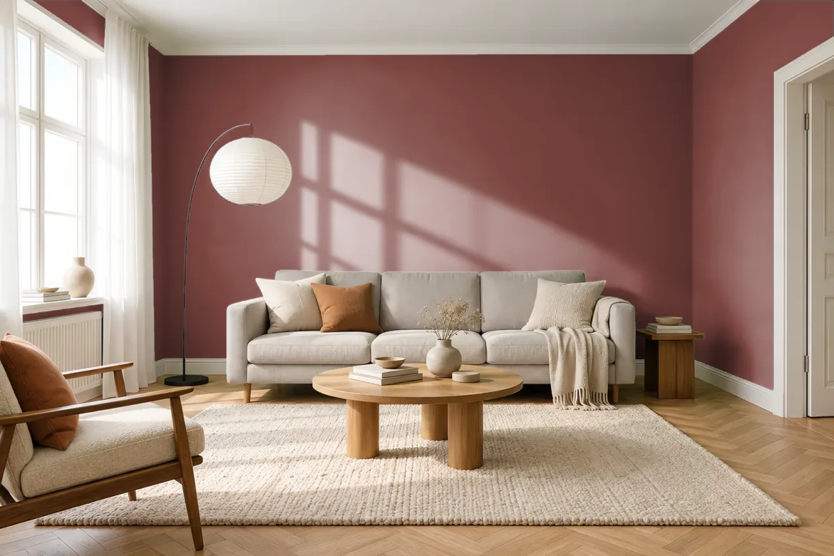 Краска Tikkurila TVT N418 — гостиная в скандинавском стиле