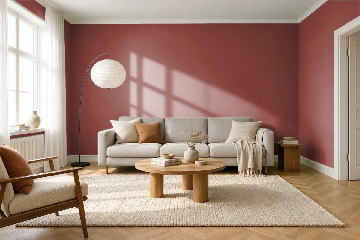Краска Tikkurila TVT M418 — гостиная в скандинавском стиле
